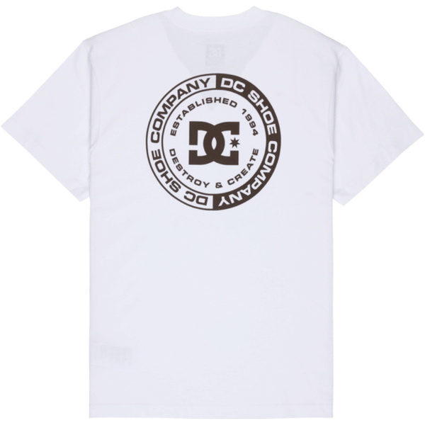 2026 DC Shoes Mens DC Corpo FB T-Shirt ADYZT05440 - White